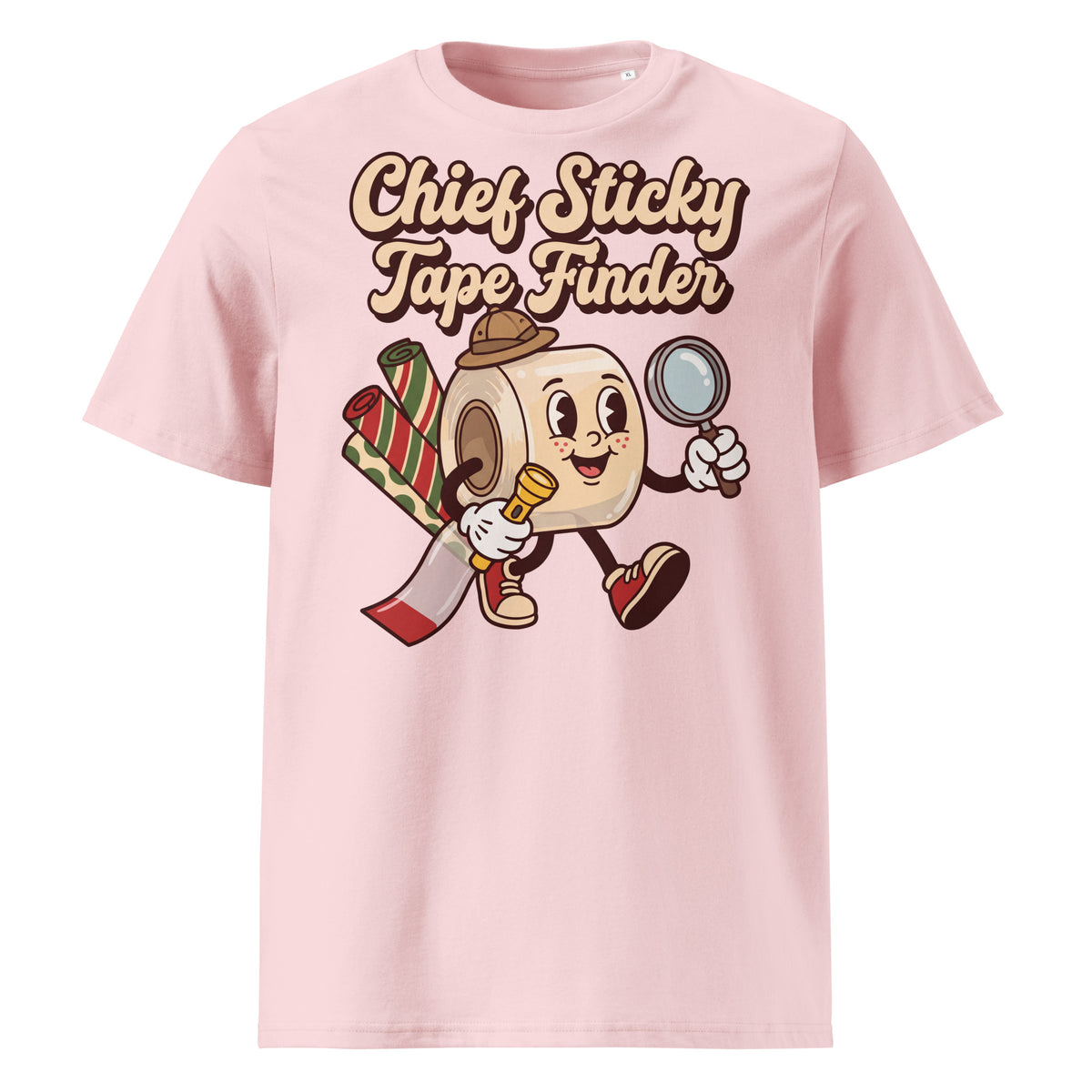 Chief Sticky Tape Finder Christmas T-Shirt (Pastels) - Ricki Robin