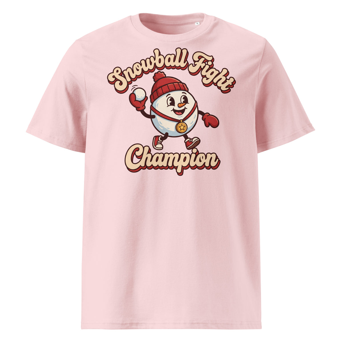Snowball Fight Champion Christmas T-Shirt (Pastels) - Ricki Robin