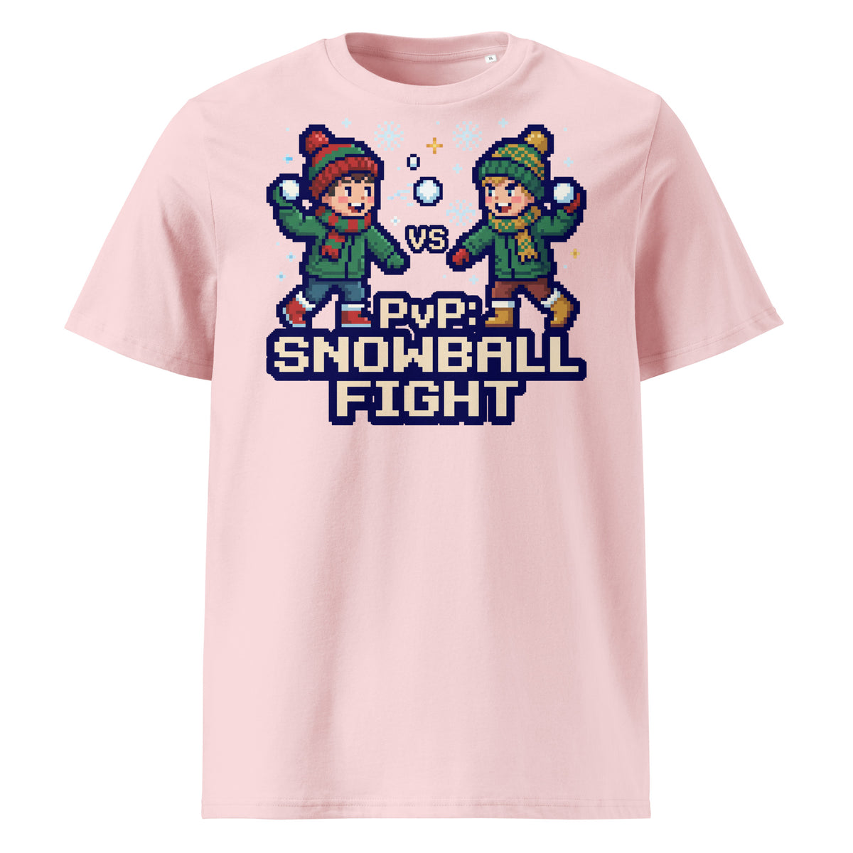 PvP: Snowball Fight Christmas T-Shirt (Pastels) - Ricki Robin