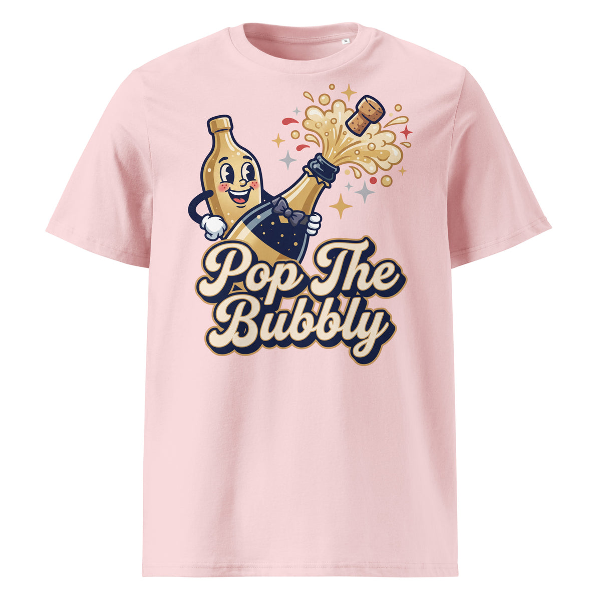 Pop The Bubbly New Year T-Shirt (Pastels) - Ricki Robin