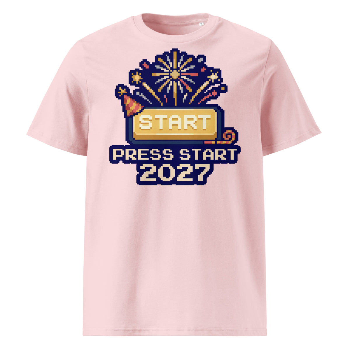 Press Start 2027 New Year T-Shirt (Pastels) - Ricki Robin