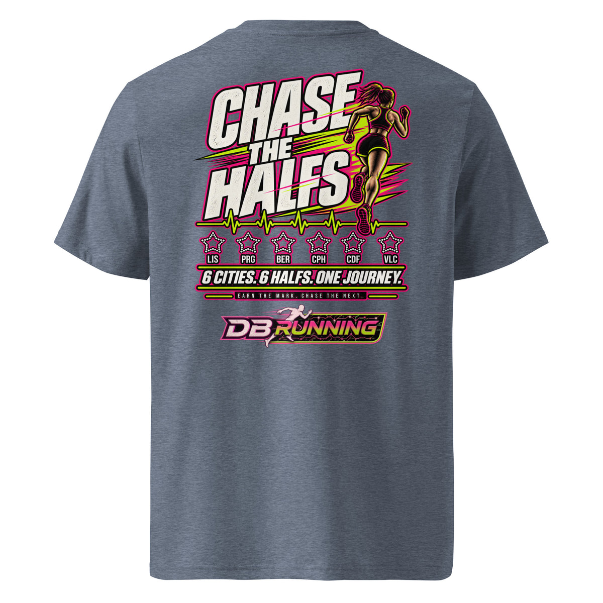 Chase the Halfs Female - T-Shirt - DB Running