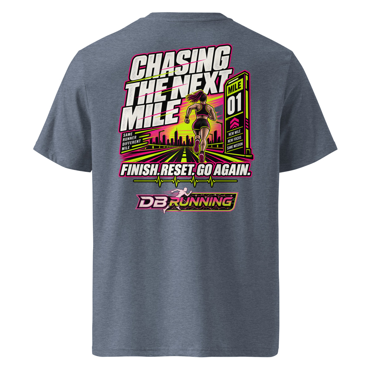 Chasing the Next Mile Female - T-Shirt - DB Running
