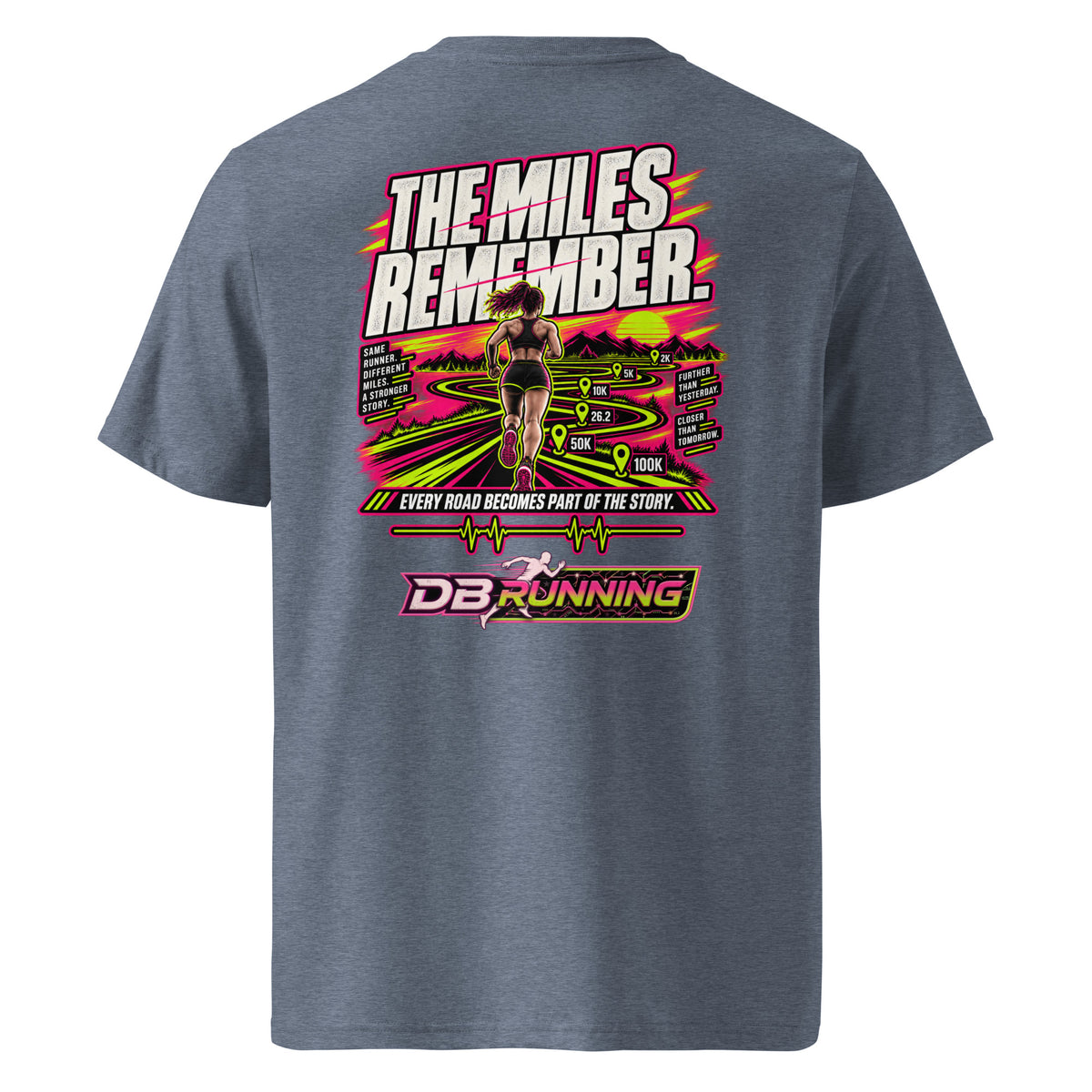 The Miles Remember Female - T-Shirt - DB Running