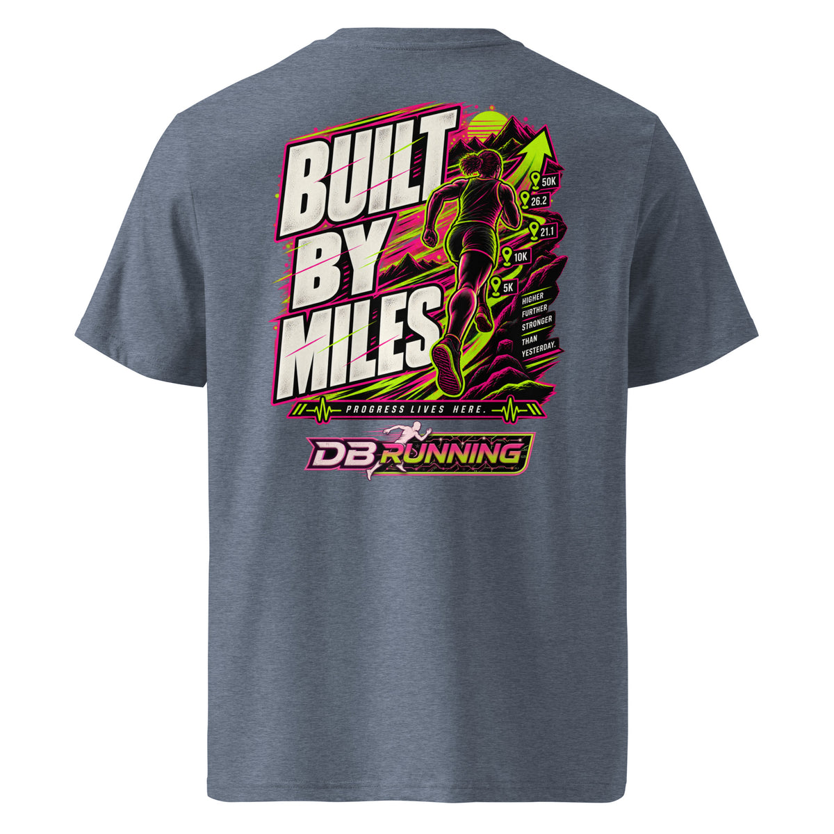 Built by Miles Female - T-Shirt - DB Running
