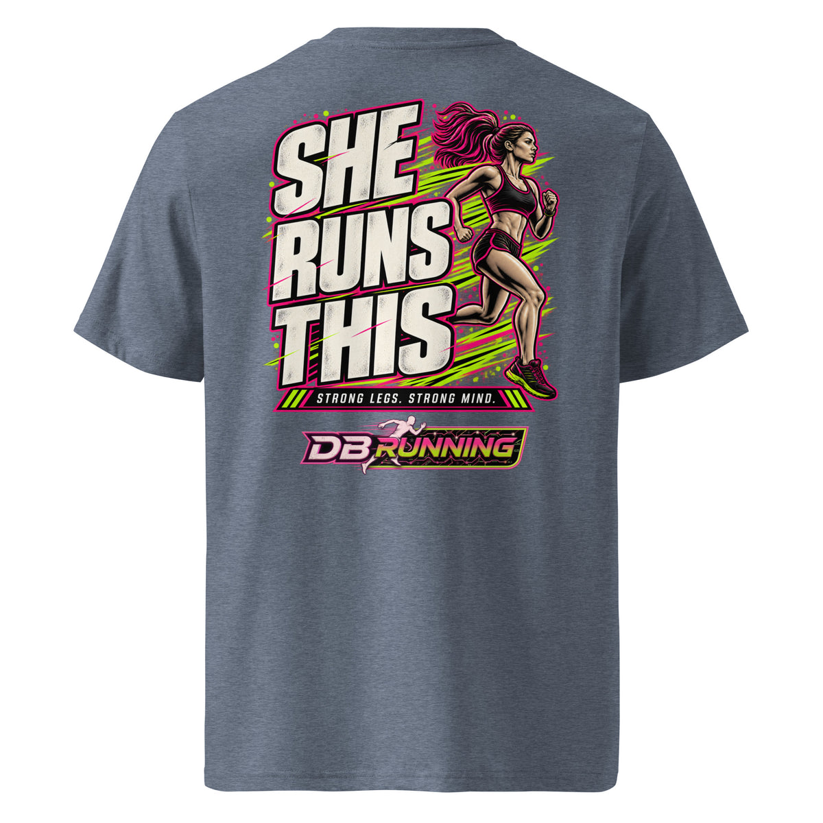 She Runs This - T-Shirt - DB Running