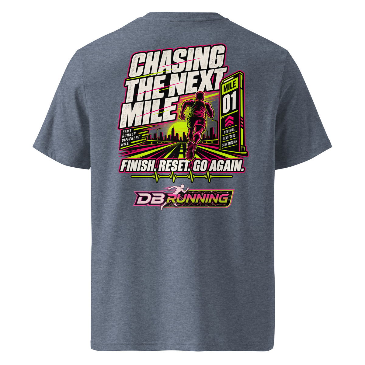 Chasing the Next Mile Male - T-Shirt - DB Running