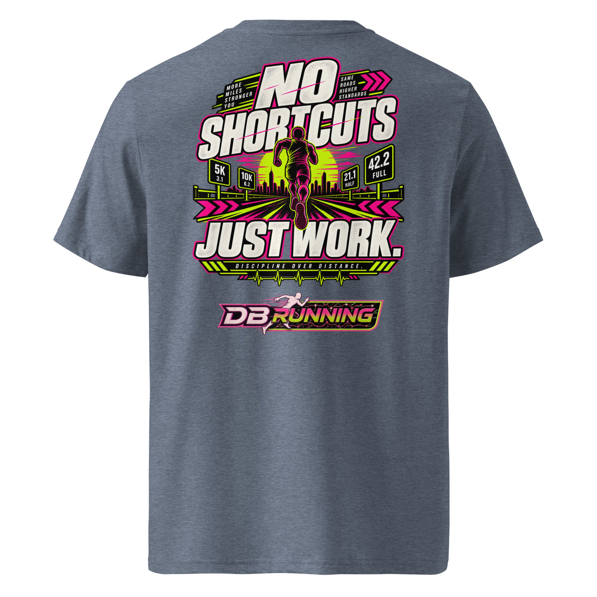 No Shortcuts Male - T-Shirt - DB Running