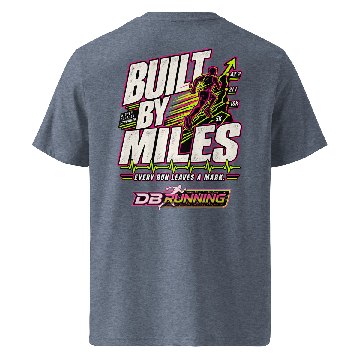 Built by Miles Male - T-Shirt - DB Running