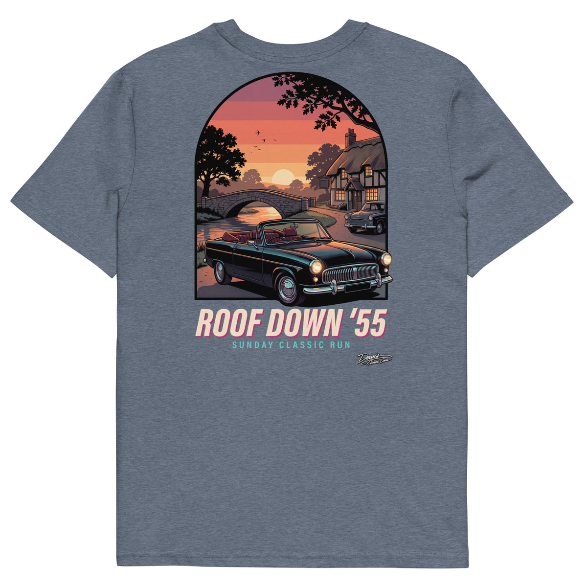 Consul Convertible Roof Down T-Shirt - Dean's Classic Cars