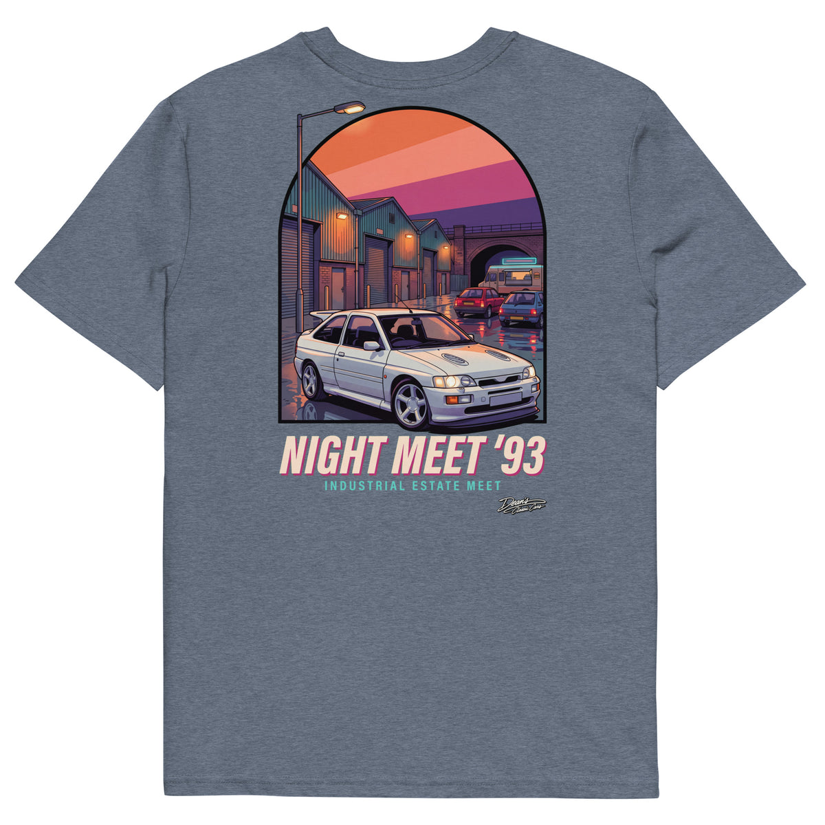 Escort Cosworth Night Meet T-Shirt - Dean's Classic Cars