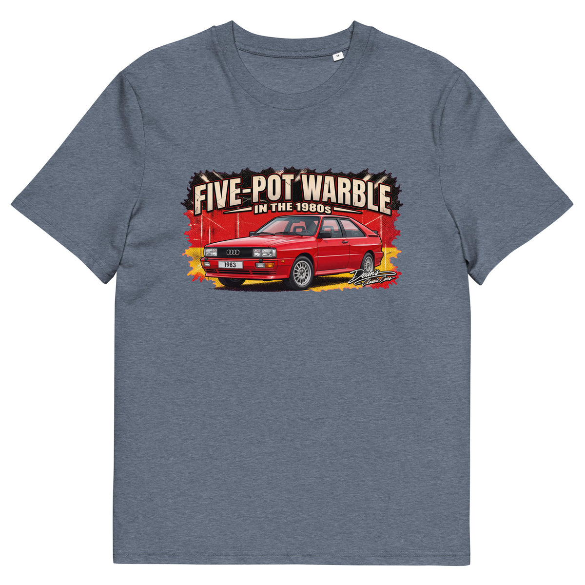 Quattro Coupe Tornado Red T-Shirt - Dean's Classic Cars