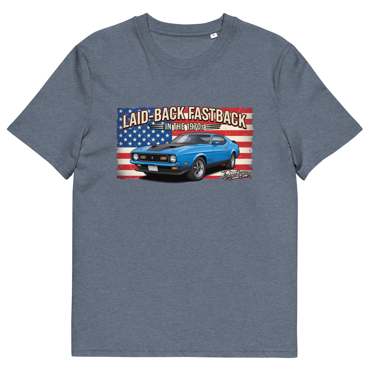 Mach 1 Grabber Blue T-Shirt - Dean's Classic Cars