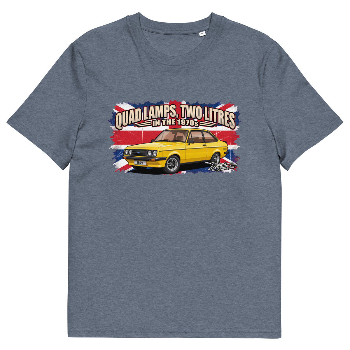 Escort RS2000 Signal Yellow T-Shirt - Dean's Classic Cars