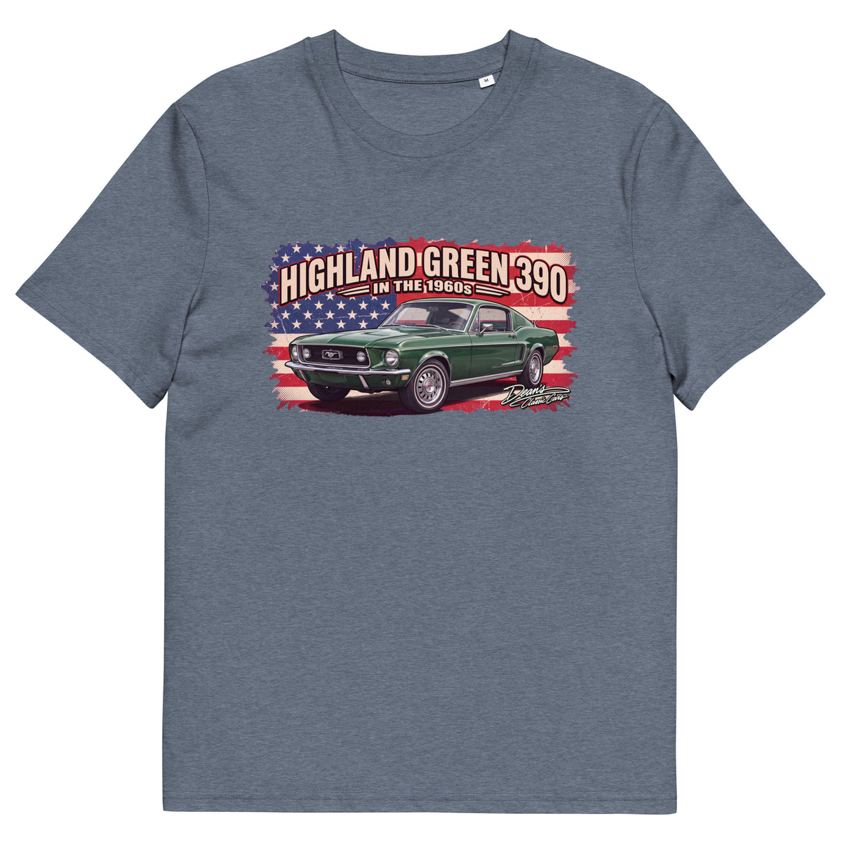 Mustang GT Highland Green T-Shirt - Dean's Classic Cars