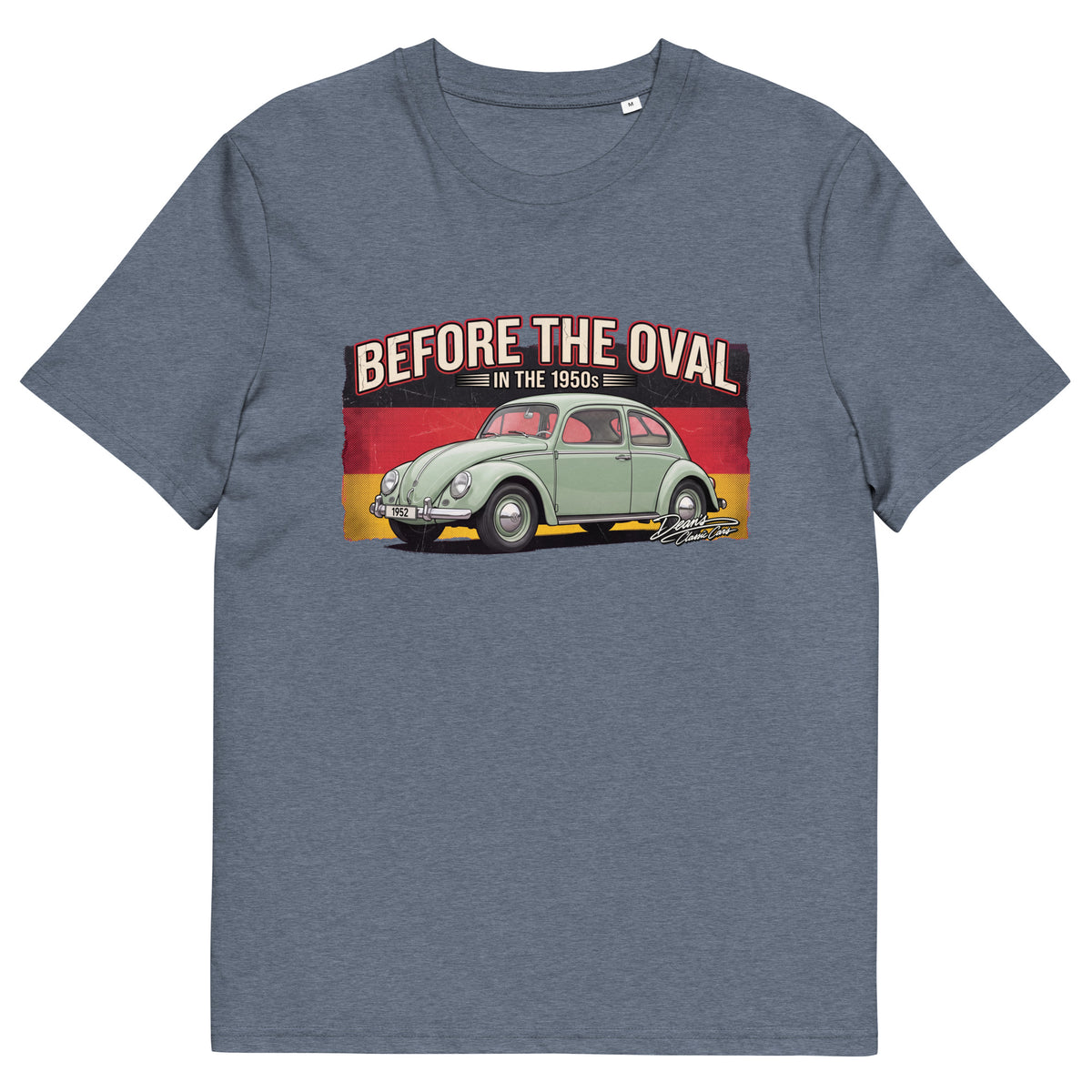 Beetle Split Pastel Green T-Shirt - Dean's Classic Cars