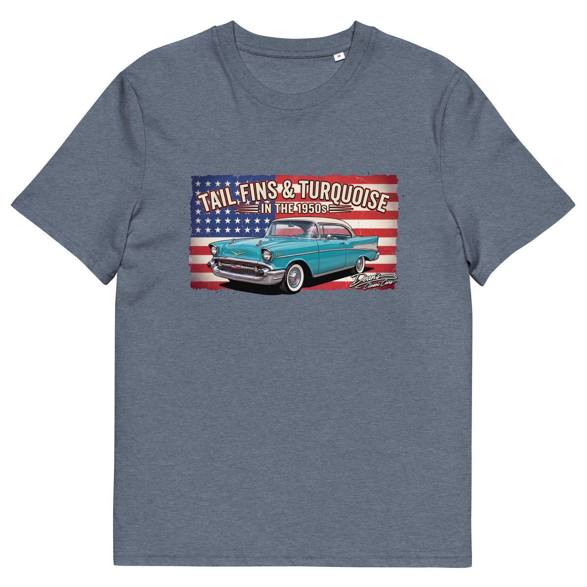 Bel Air Tropical Turquoise T-Shirt - Dean's Classic Cars