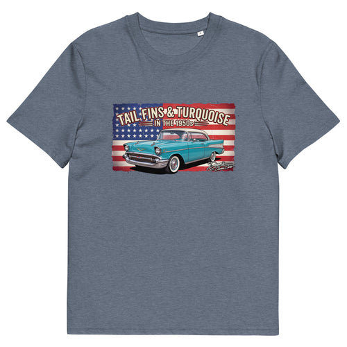 Bel Air Tropical Turquoise T-Shirt - Dean's Classic Cars