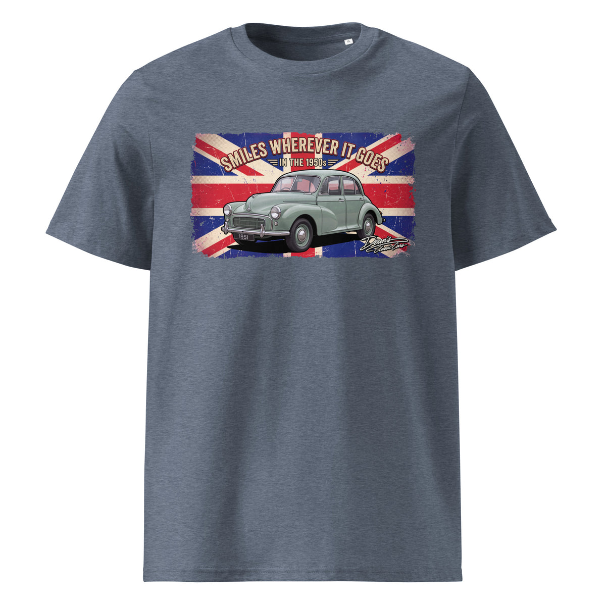 Minor MM Mist Green T-Shirt - Dean's Classic Cars