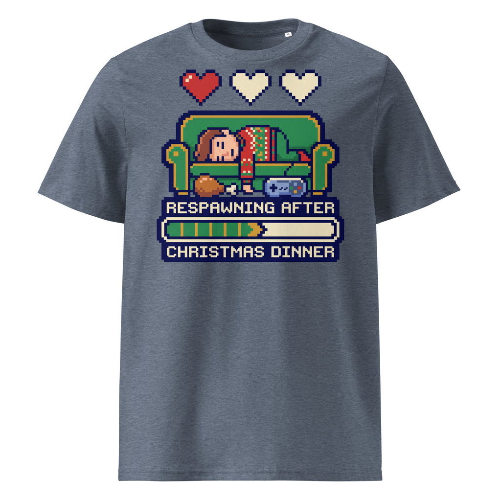 Respawning After Christmas Dinner T-Shirt - Ricki Robin