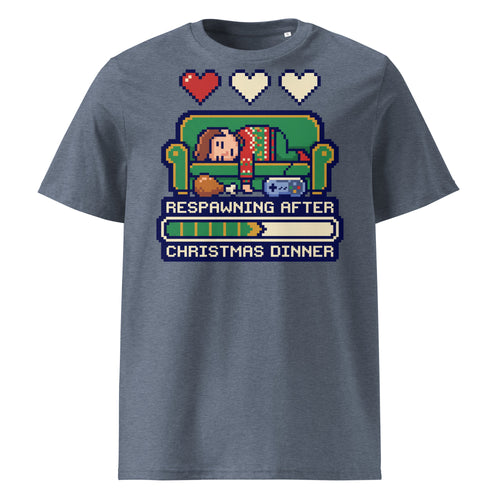 Respawning After Christmas Dinner T-Shirt - Ricki Robin