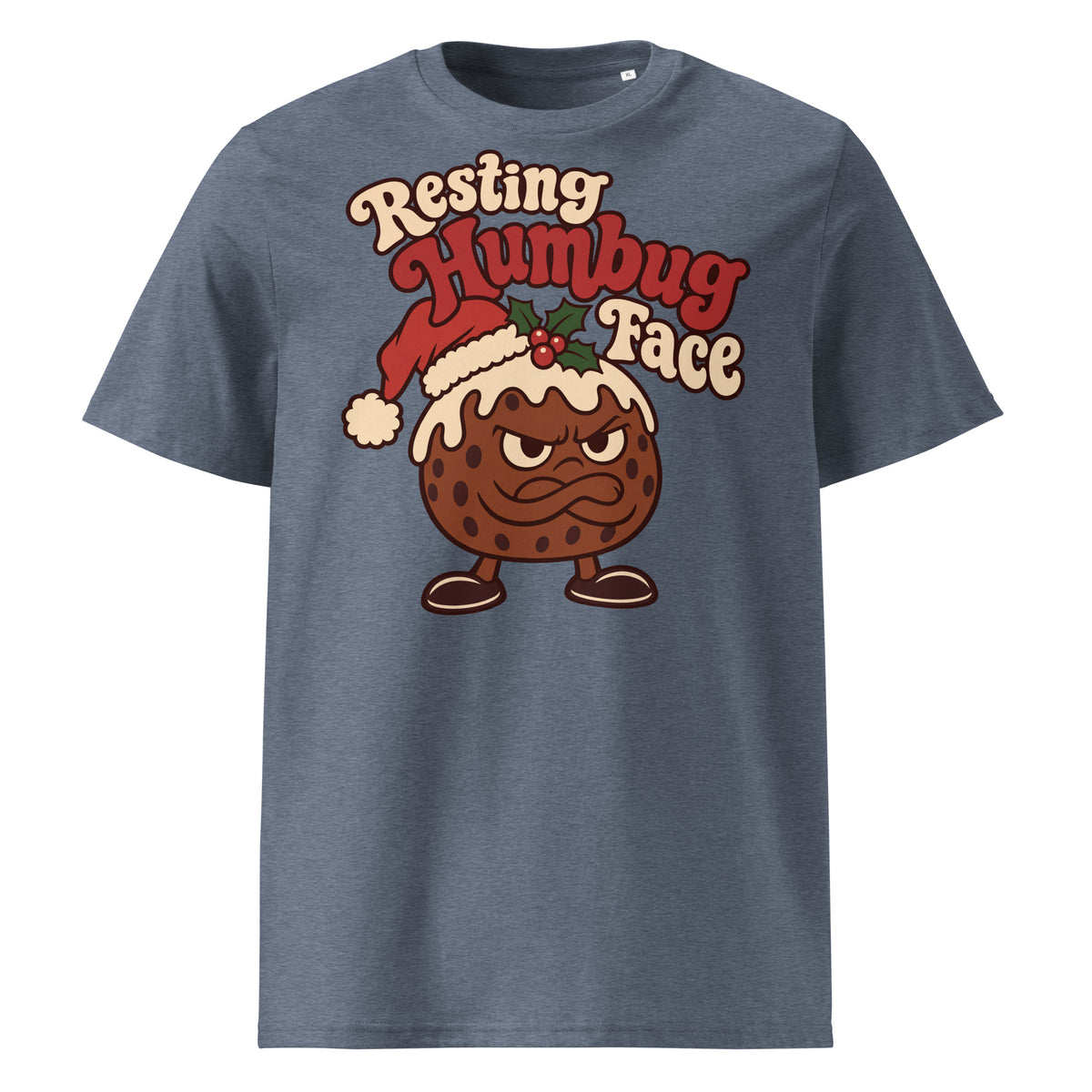 Resting Humbug Face Christmas T-Shirt - Ricki Robin