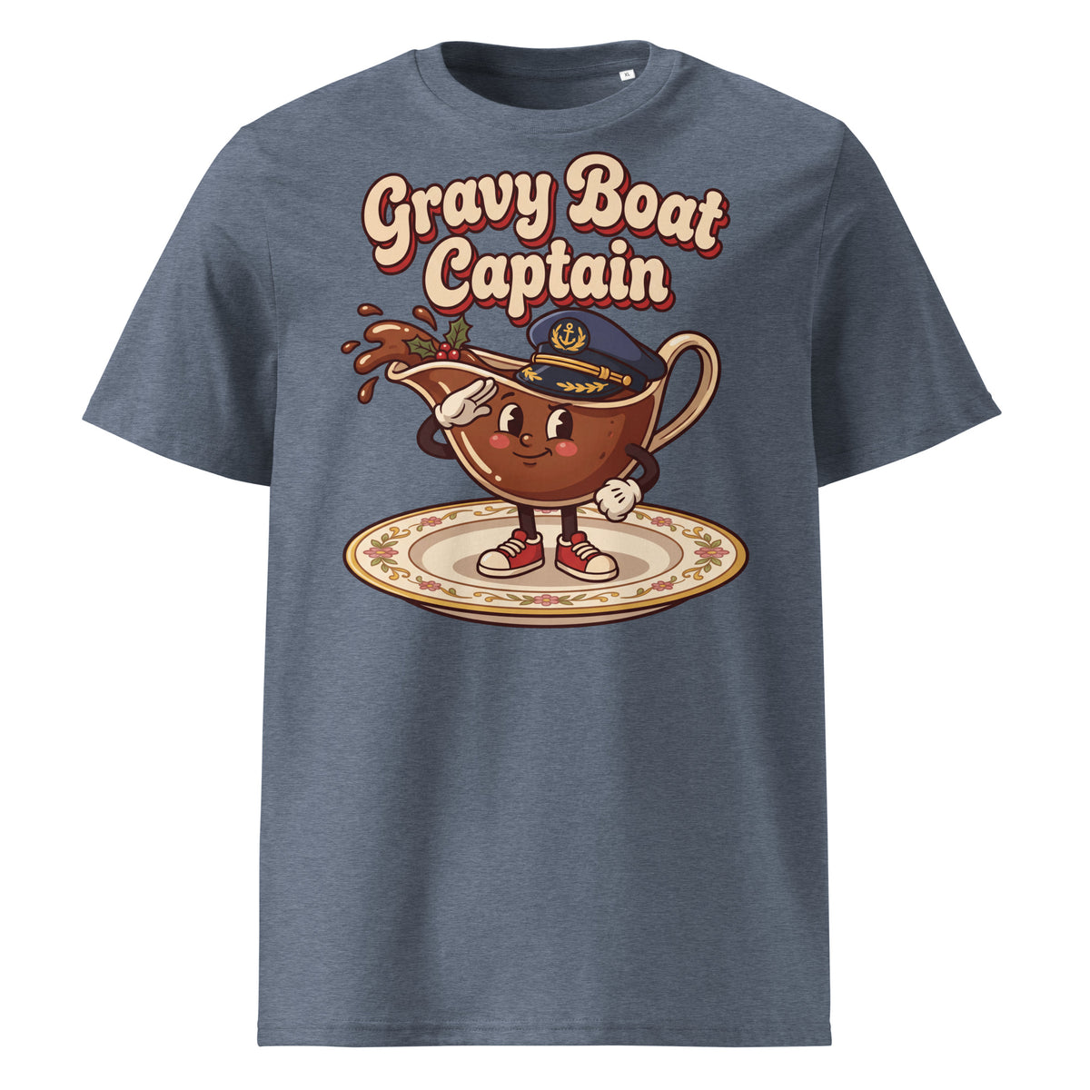 Gravy Boat Captain Christmas T-Shirt - Ricki Robin