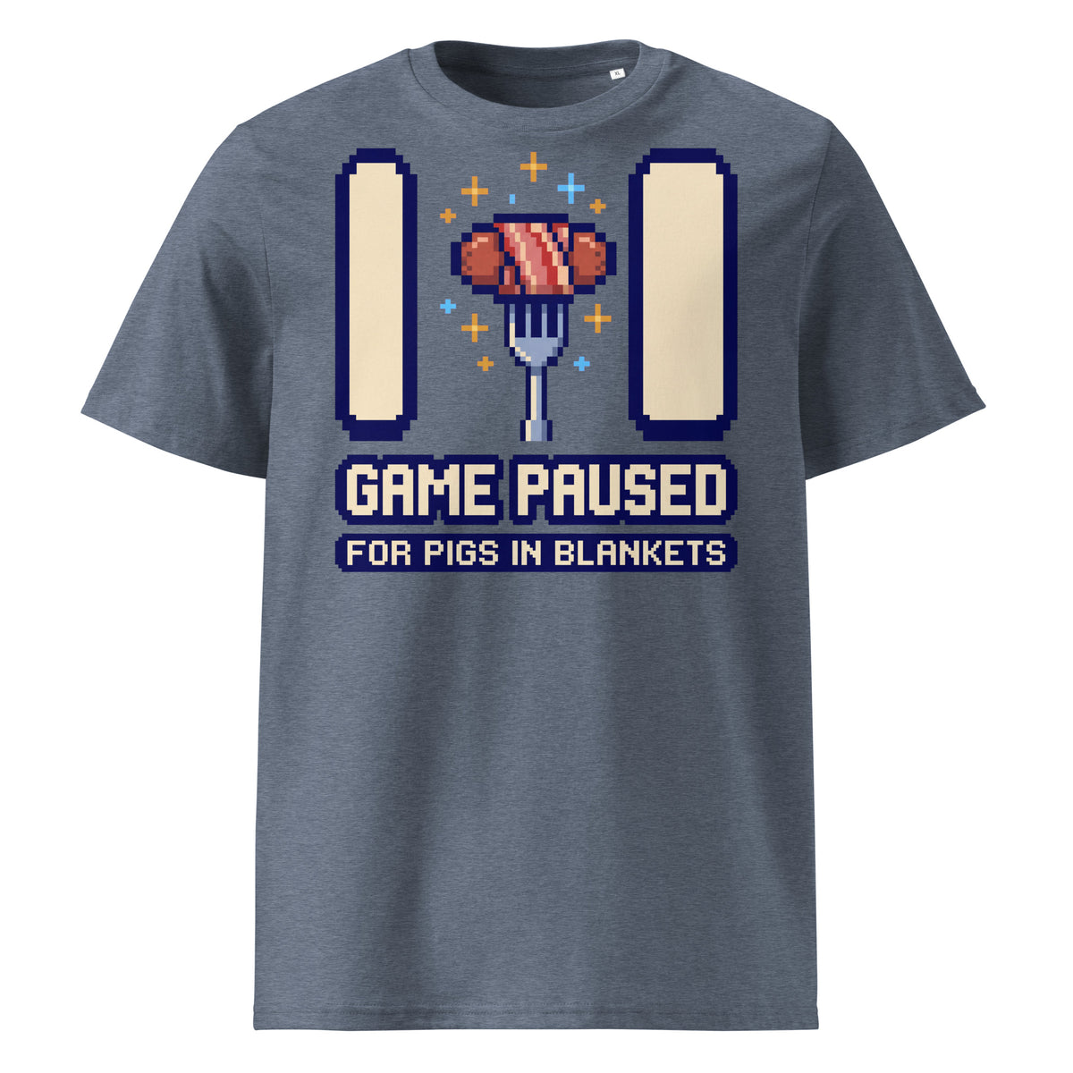 Game Paused For Pigs In Blankets Christmas T-Shirt - Ricki Robin