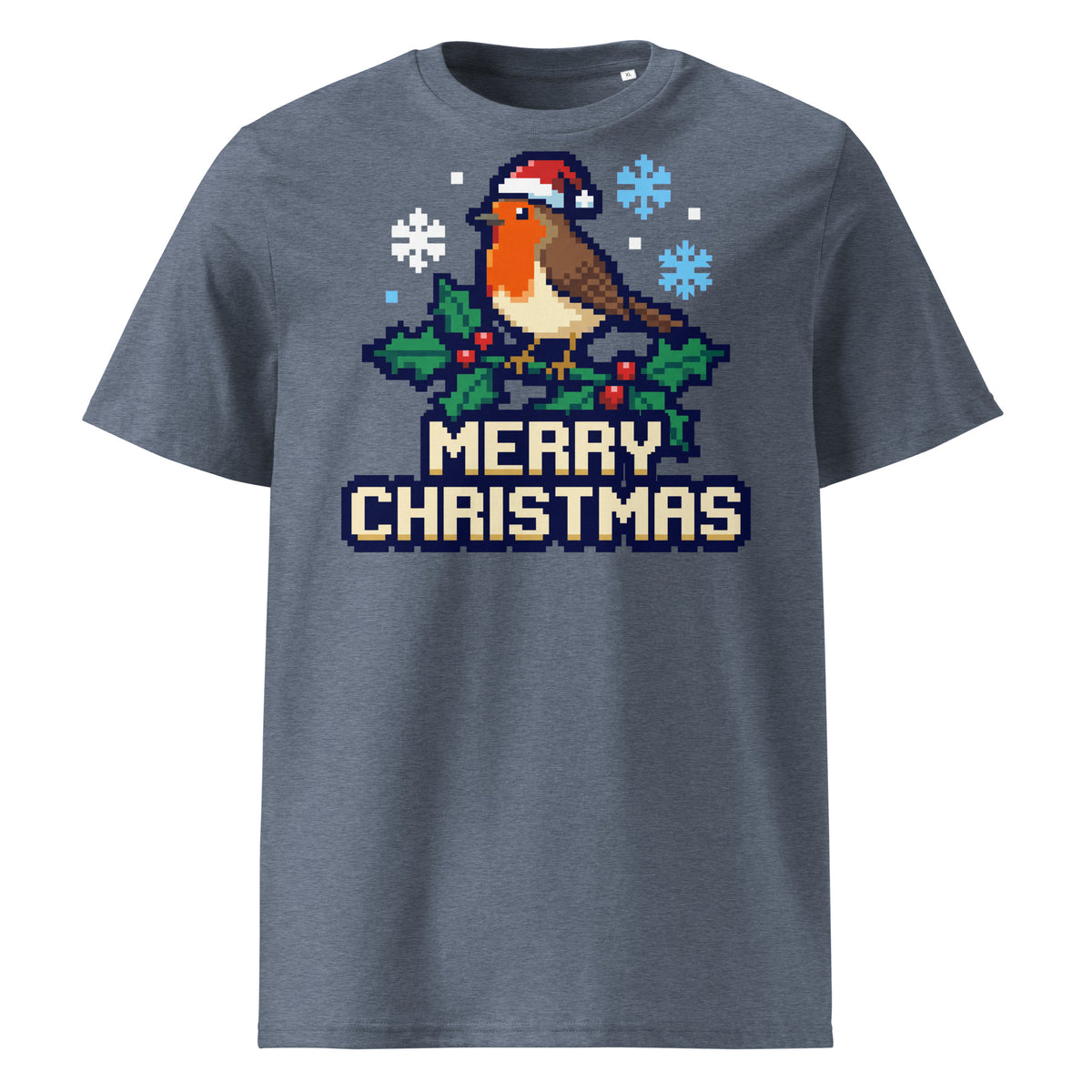8-Bit Robin Christmas T-Shirt - Ricki Robin