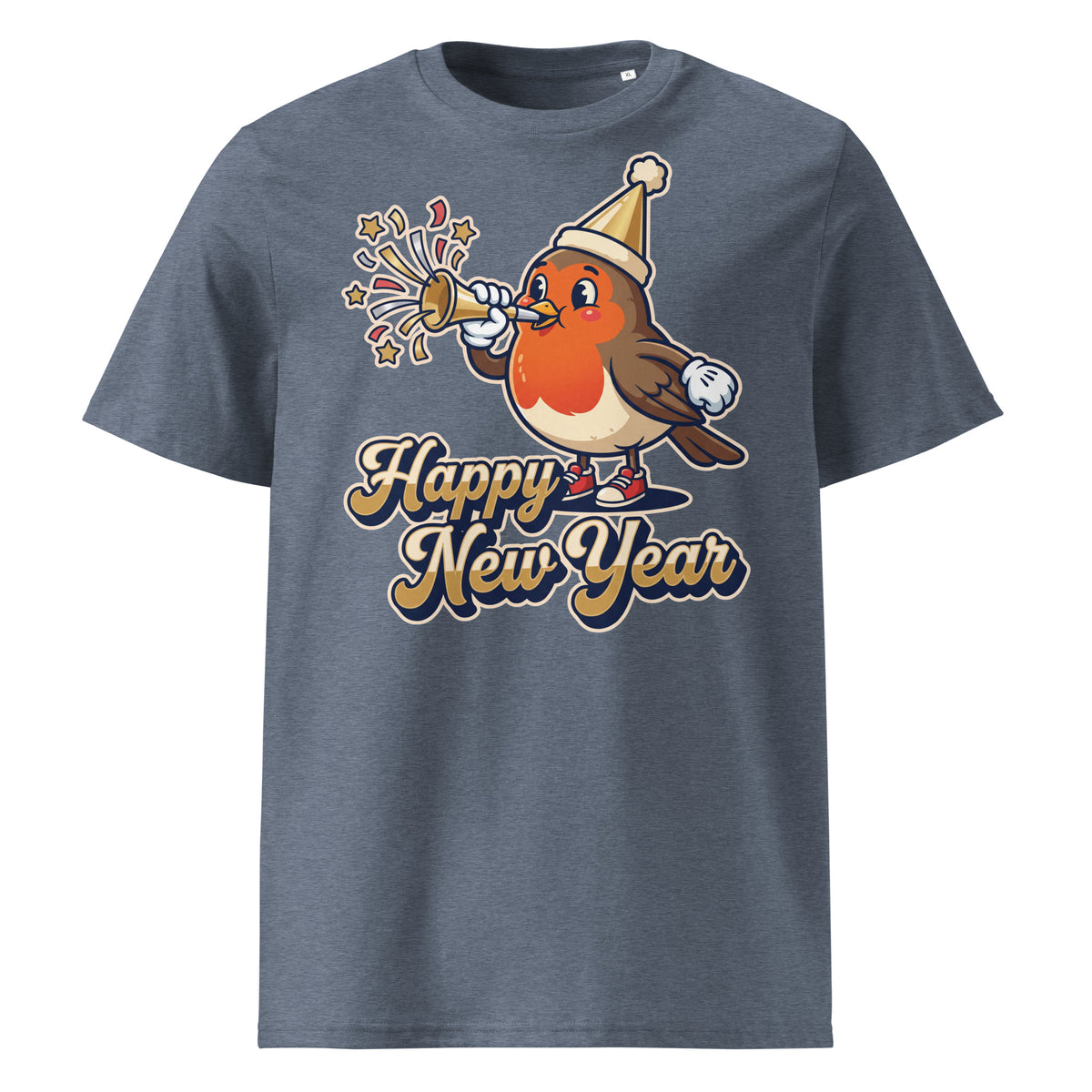 Happy New Year Robin T-Shirt - Ricki Robin