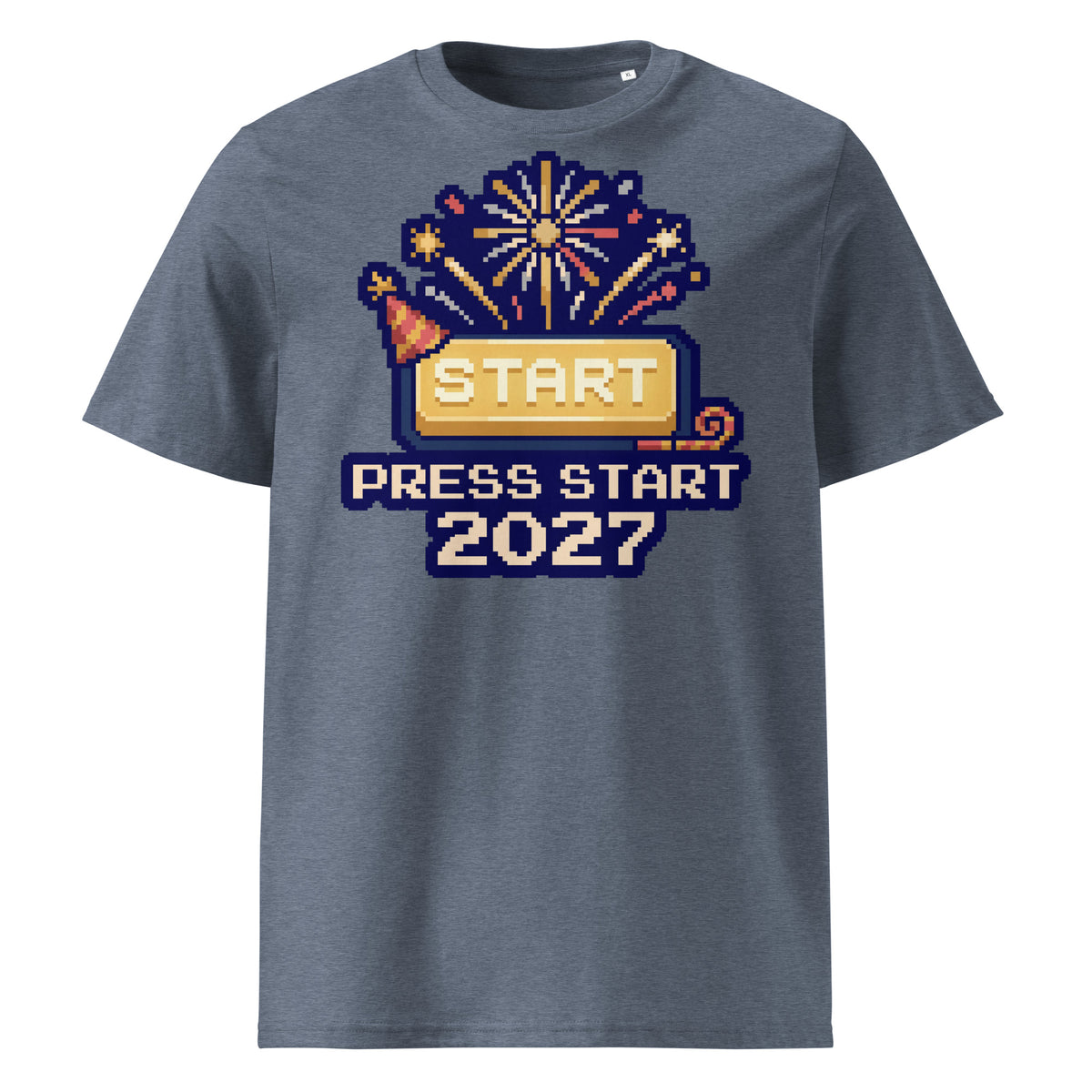 Press Start 2027 New Year T-Shirt - Ricki Robin