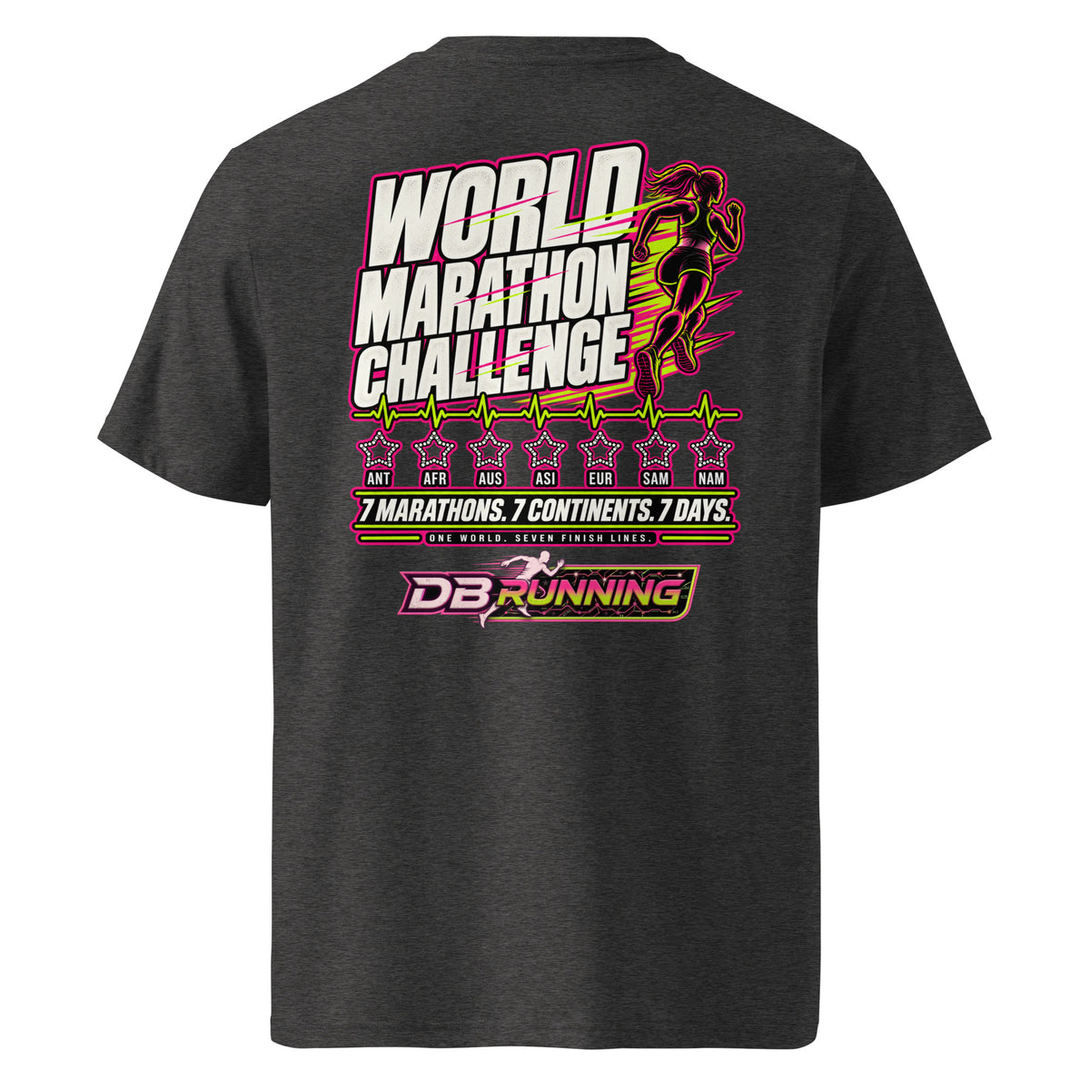 World Marathon Challenge Female - T-Shirt - DB Running