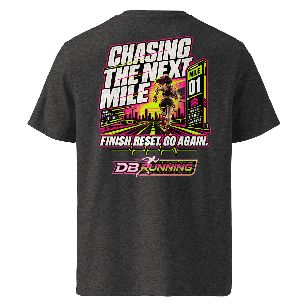 Chasing the Next Mile Female - T-Shirt - DB Running
