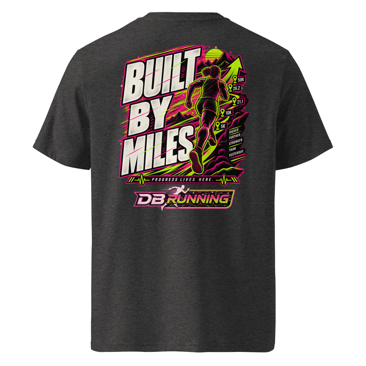 Built by Miles Female - T-Shirt - DB Running