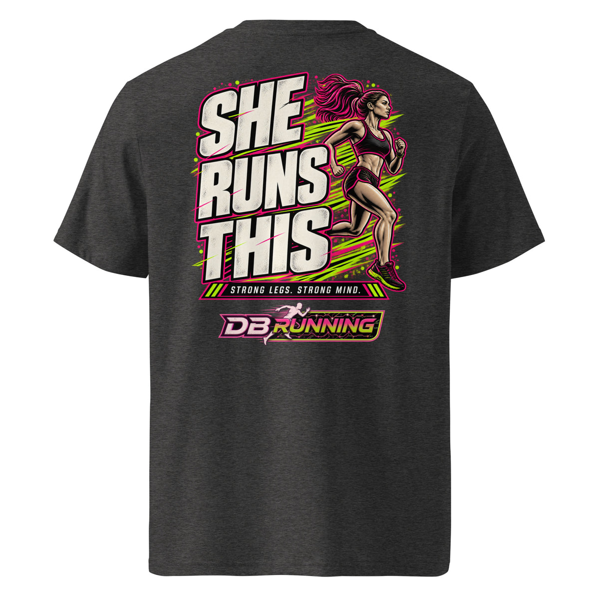 She Runs This - T-Shirt - DB Running