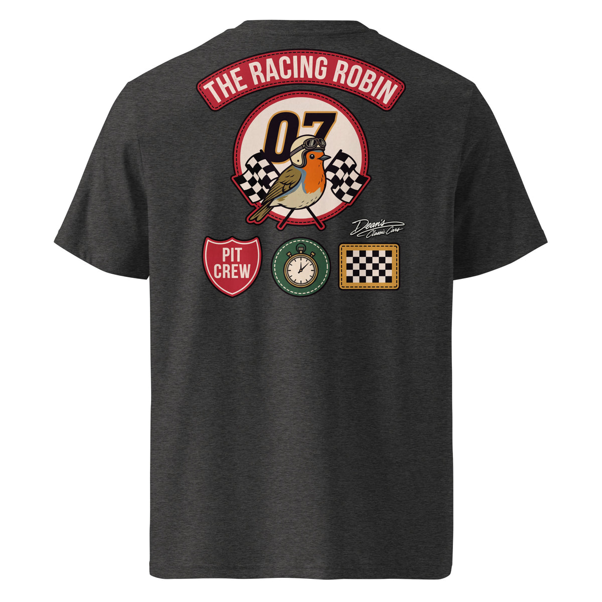 Racing Robin Pit Crew T-Shirt - Dean's Classic Cars