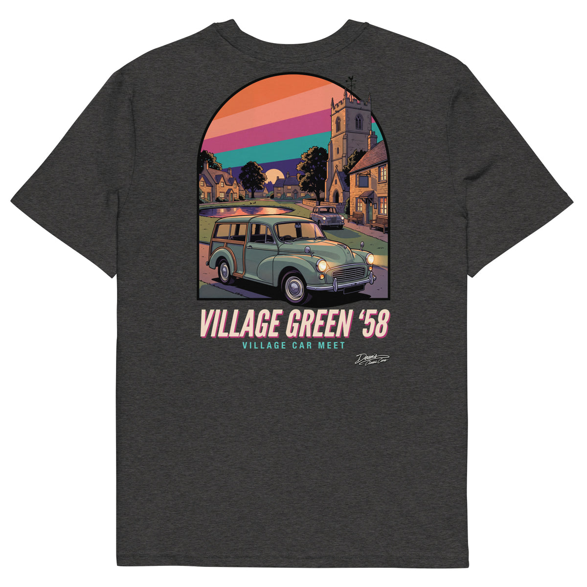 Minor Traveller Village Green T-Shirt - Dean's Classic Cars