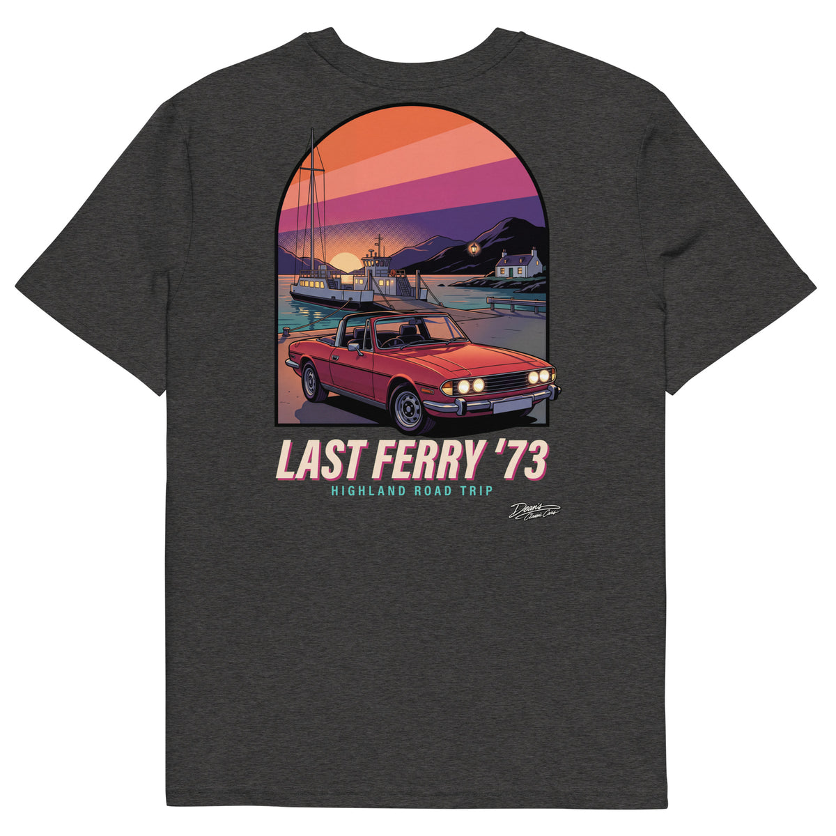 Stag Mk2 Last Ferry T-Shirt - Dean's Classic Cars