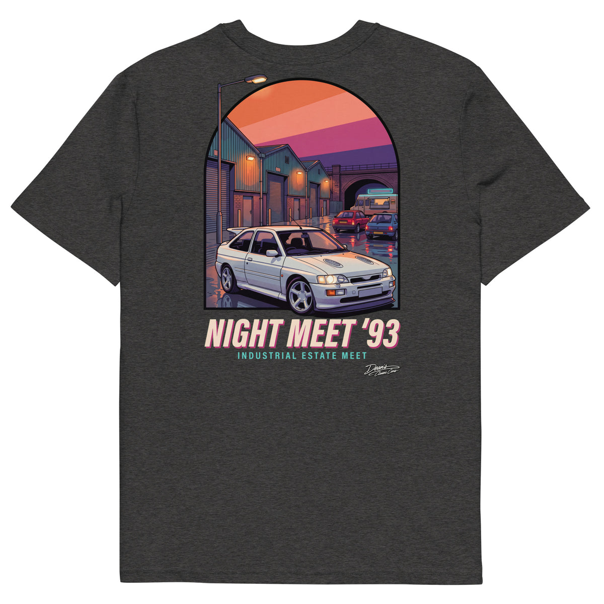 Escort Cosworth Night Meet T-Shirt - Dean's Classic Cars