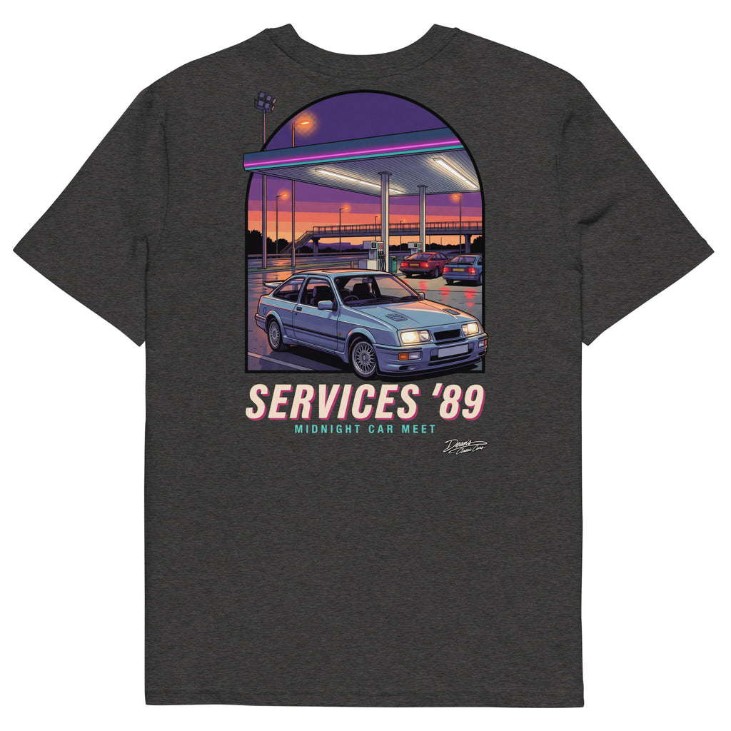 Sierra Cosworth Midnight Services T-Shirt - Dean's Classic Cars