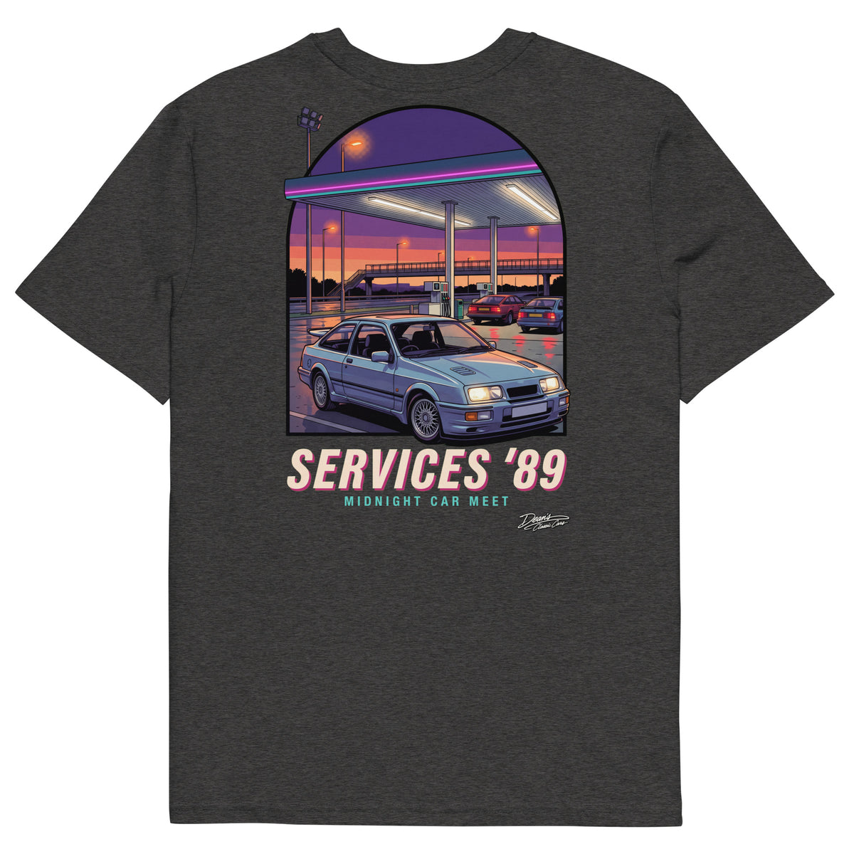 Sierra Cosworth Midnight Services T-Shirt - Dean's Classic Cars