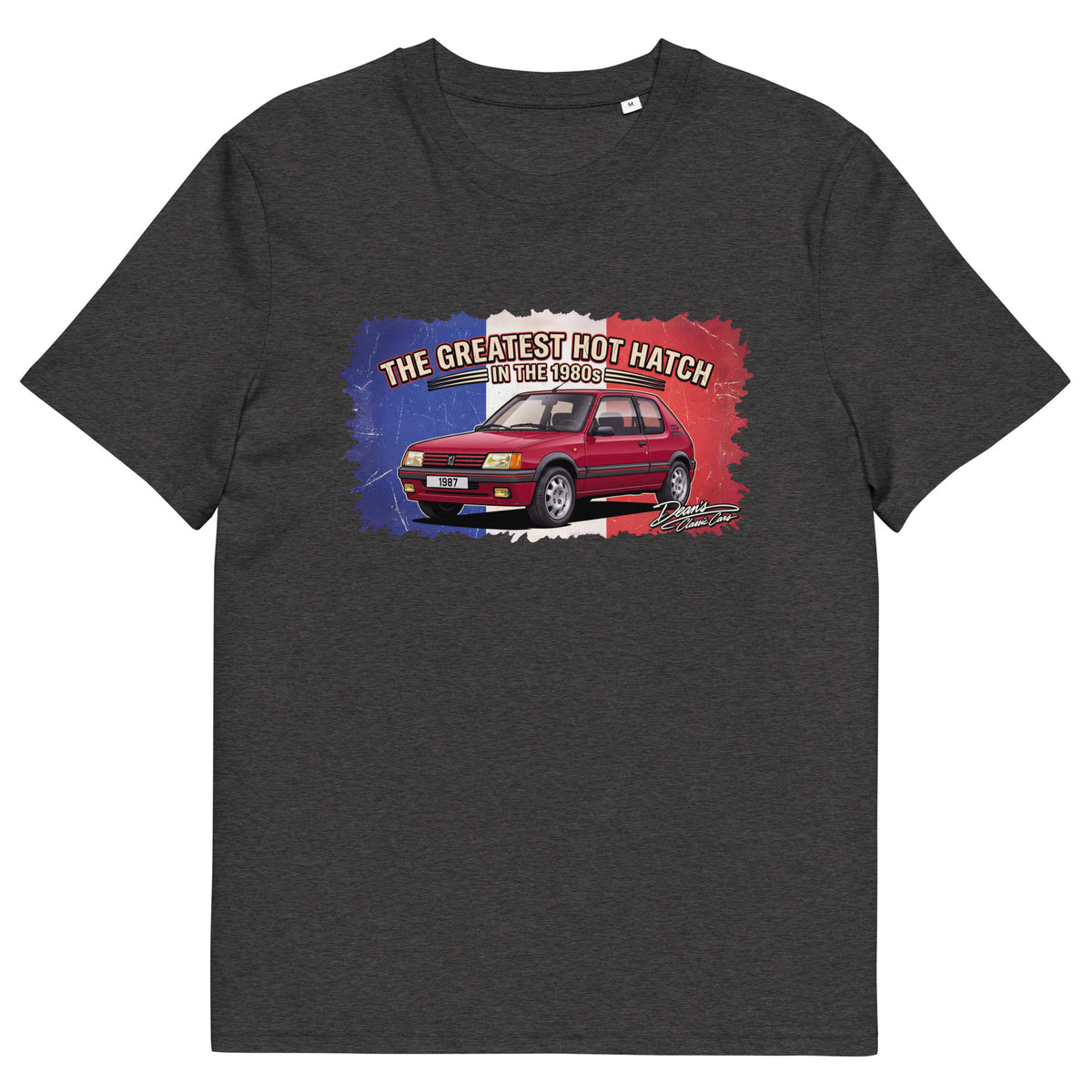 205 GTI Cherry Red T-Shirt - Dean's Classic Cars