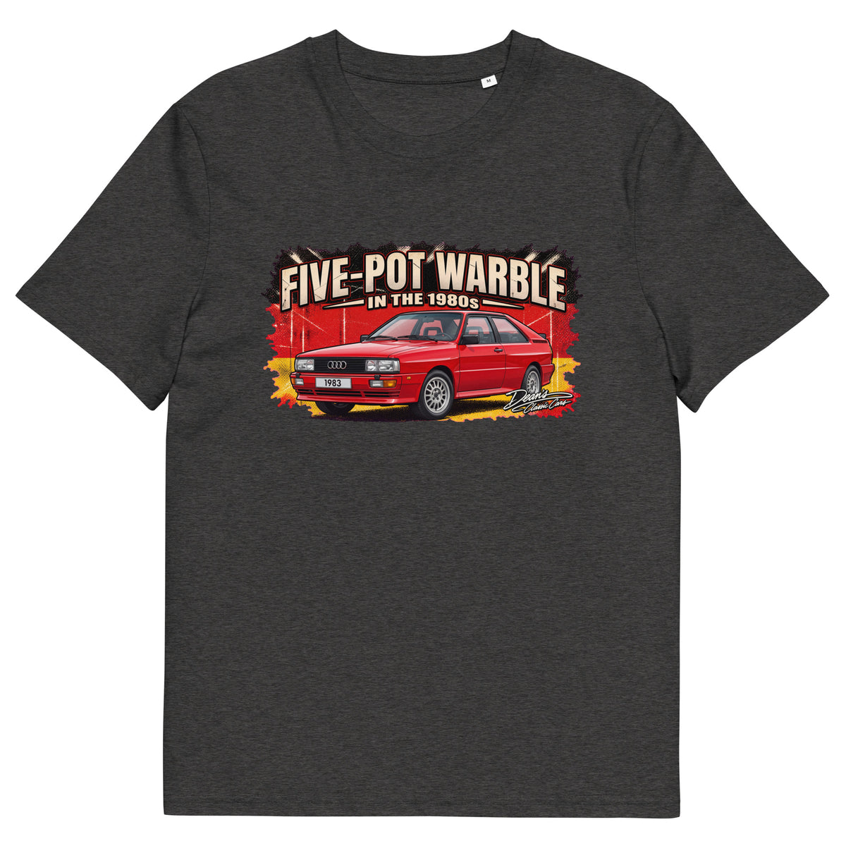 Quattro Coupe Tornado Red T-Shirt - Dean's Classic Cars