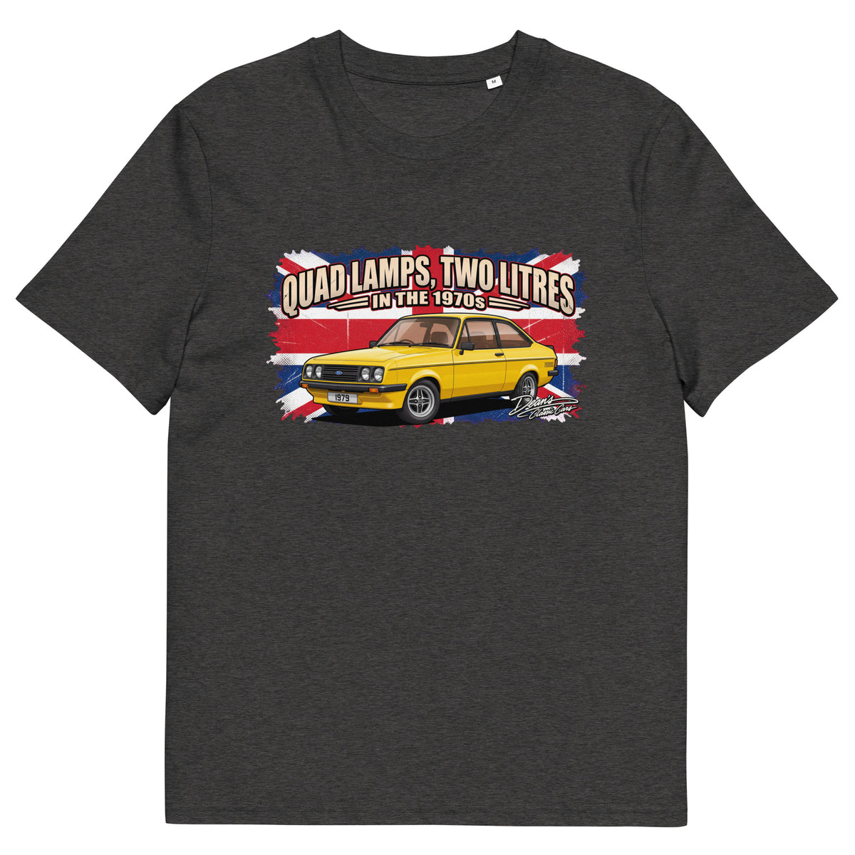 Escort RS2000 Signal Yellow T-Shirt - Dean's Classic Cars