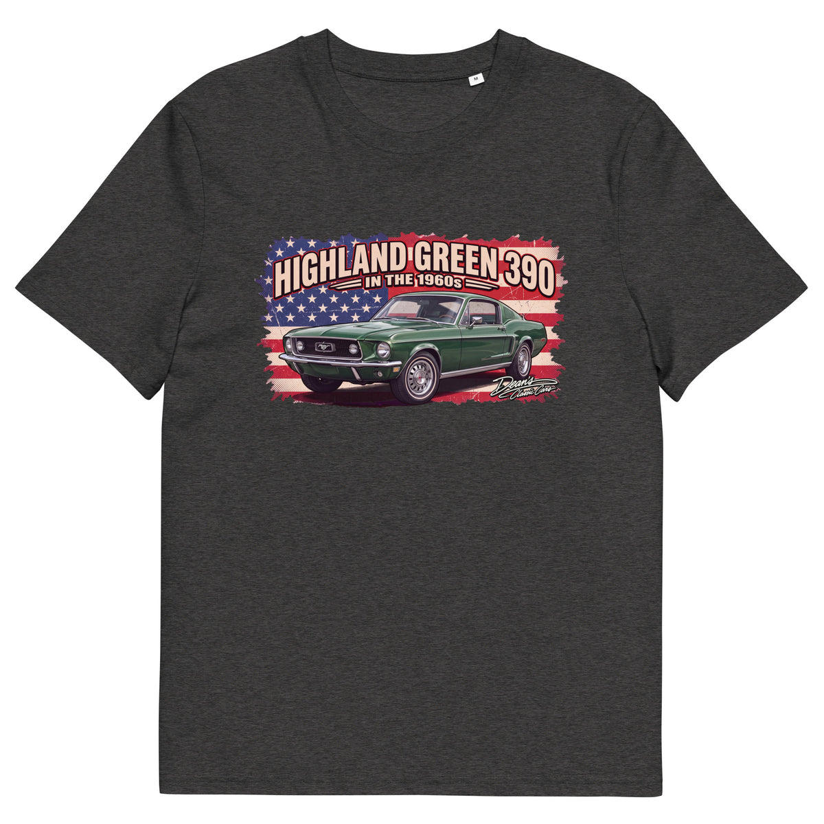 Mustang GT Highland Green T-Shirt - Dean's Classic Cars