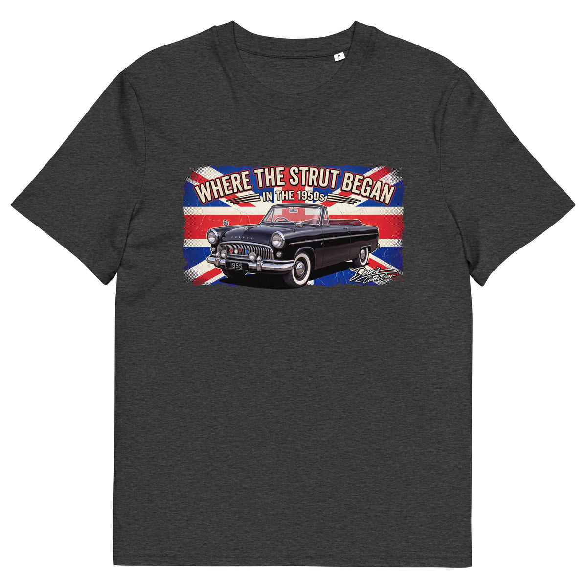 Consul Convertible Strut Pioneer T-Shirt - Dean's Classic Cars