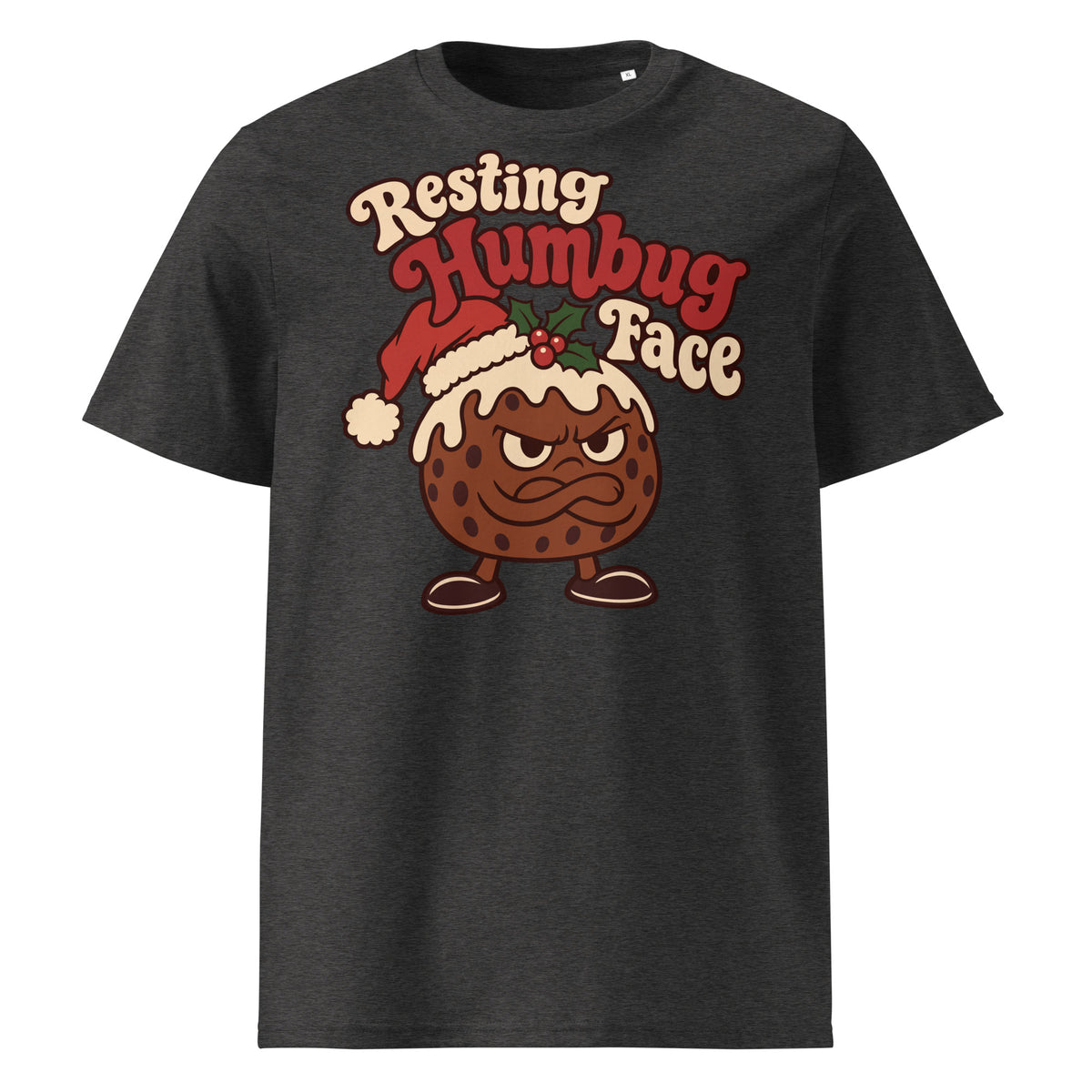 Resting Humbug Face Christmas T-Shirt - Ricki Robin