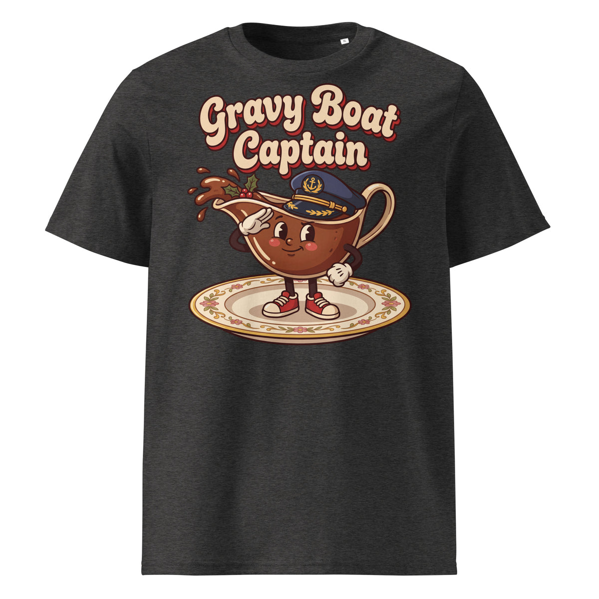Gravy Boat Captain Christmas T-Shirt - Ricki Robin