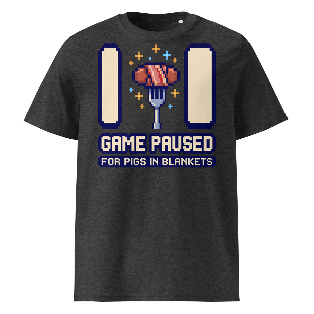 Game Paused For Pigs In Blankets Christmas T-Shirt - Ricki Robin