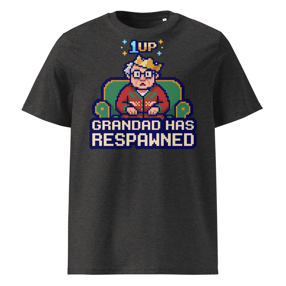 Grandad Has Respawned Christmas T-Shirt - Ricki Robin